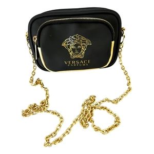 Versace handbag with gold chain